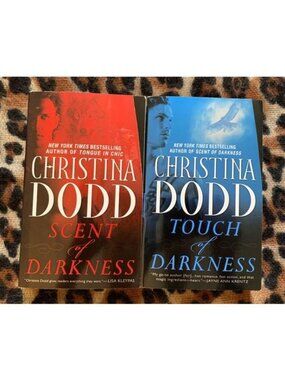 DARKNESS CHOSEN 2 BOOK LOT ~ CHRISTINA DODD Scent of Darkness Touch of Darkness